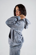 Cloud Grey Tie-Dye Loungewear Set