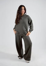 Olive Green Relaxed Loungewear Set