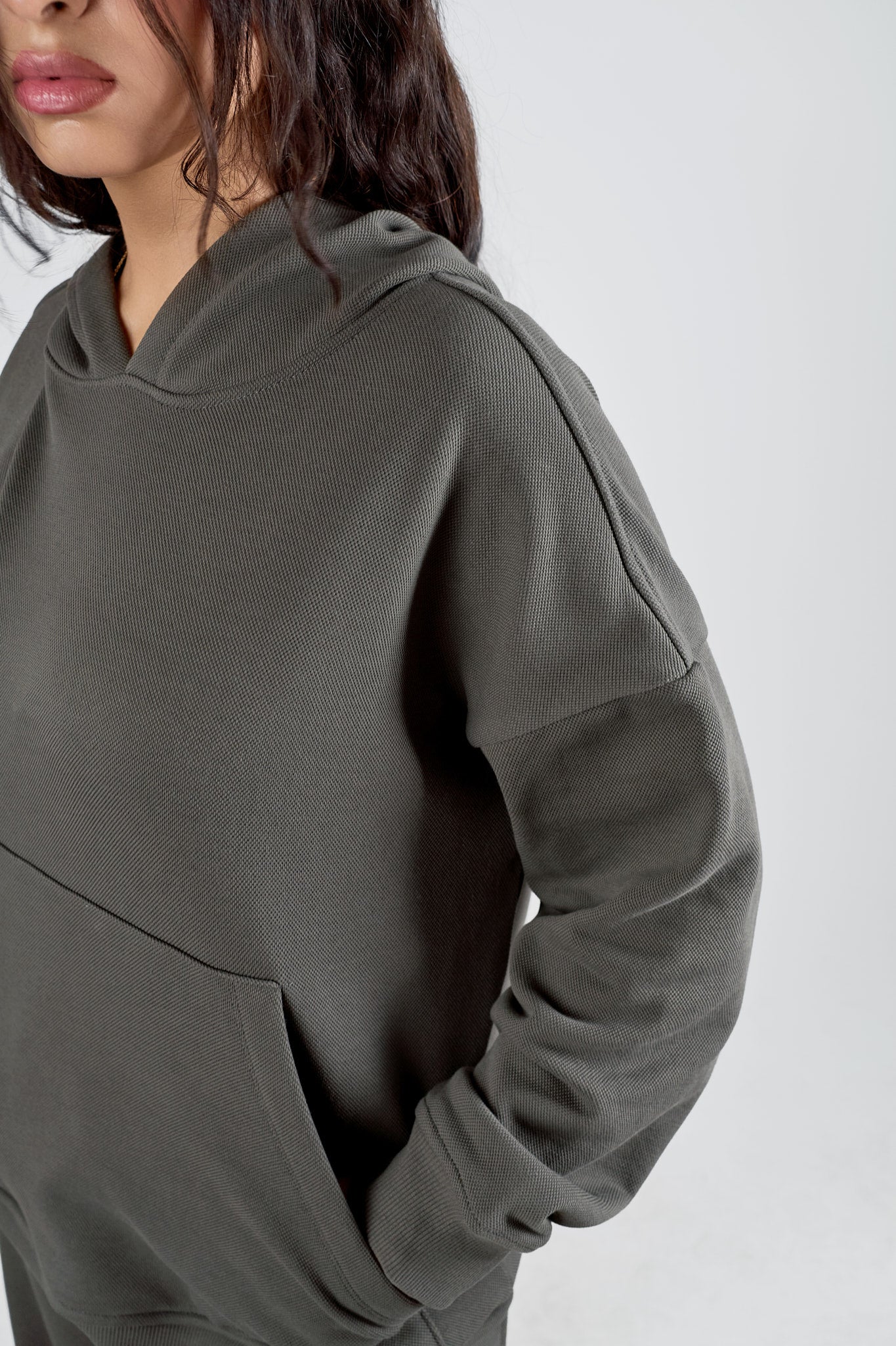 Olive Green Relaxed Loungewear Set