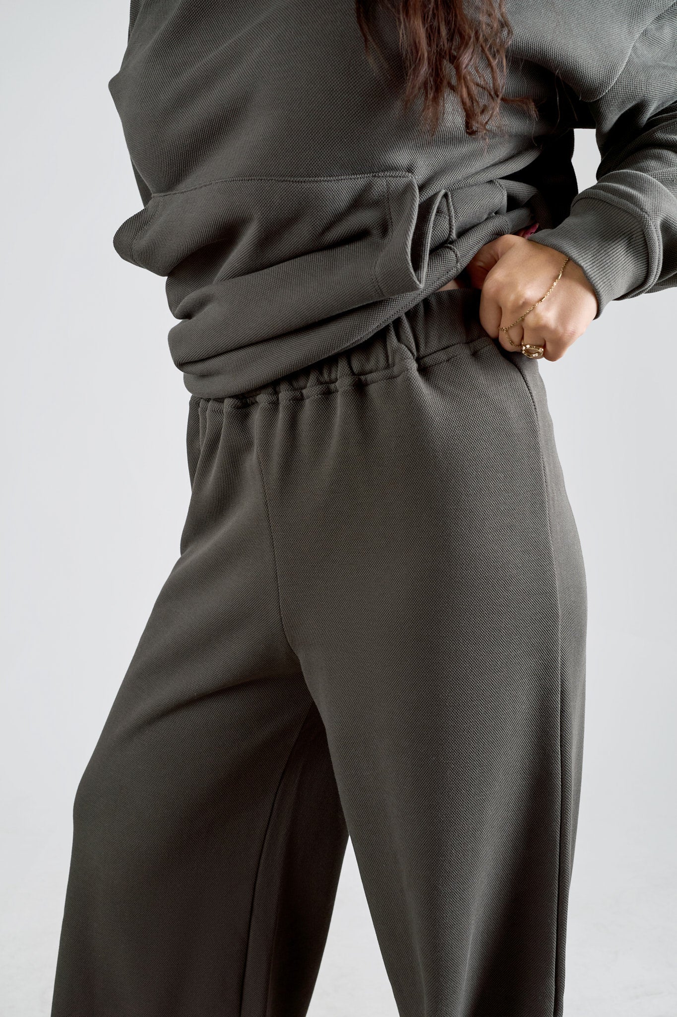 Olive Green Relaxed Loungewear Set