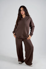 Chocolate Brown Relaxed Loungewear Set