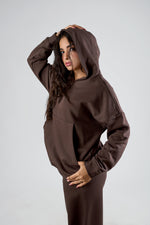 Chocolate Brown Relaxed Loungewear Set