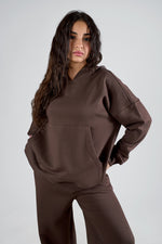 Chocolate Brown Relaxed Loungewear Set