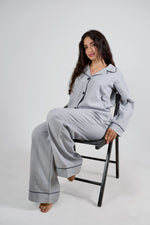 Soft Blue Luxe Winter Pajama Set