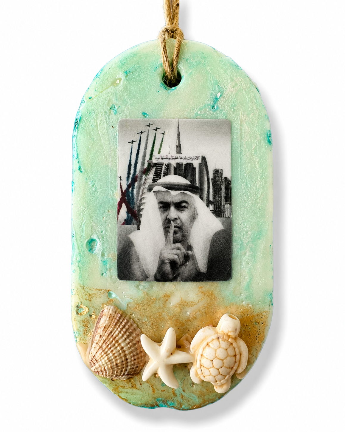 Emirati Seashells Wax Tag