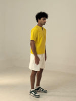 Mustard Men's Linen Shirt